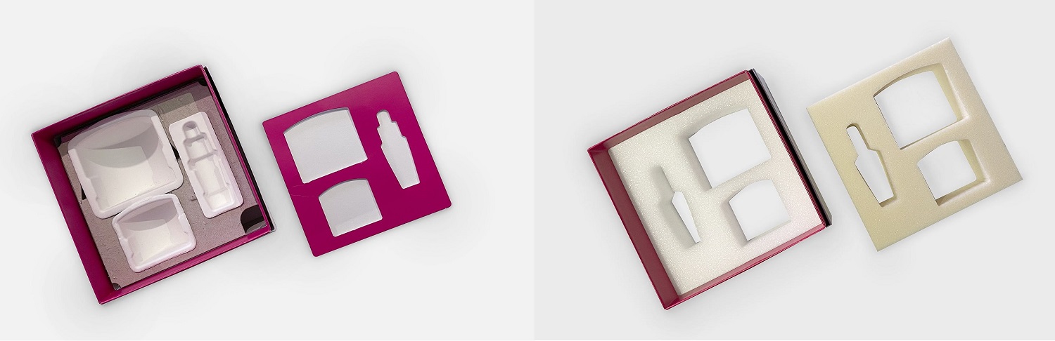 Packaging de cartón o de espuma