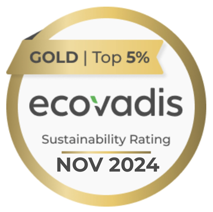Medalla de Oro de EcoVadis2 Medalla de Oro de EcoVadis