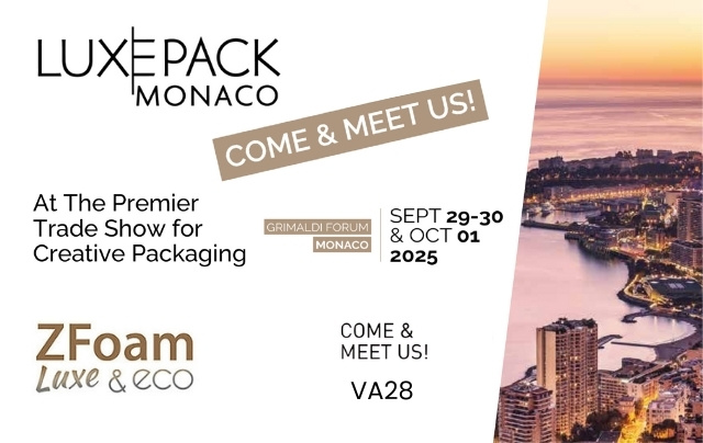LuxePack 2025 ZFoam con stand banner